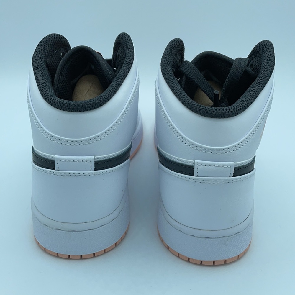 NIKE Air Jordan 1 MID Arctic Orange GS 554725-180 - Picture 4 of 11